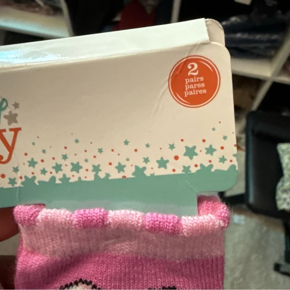 Disney Baby Pink Minnie Mouse Socks